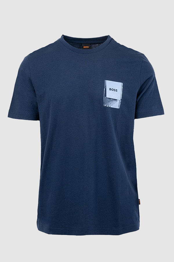 ΜΠΛΟΥΖΑ T-SHIRT BOSS - 464 ΜΠΛΕ